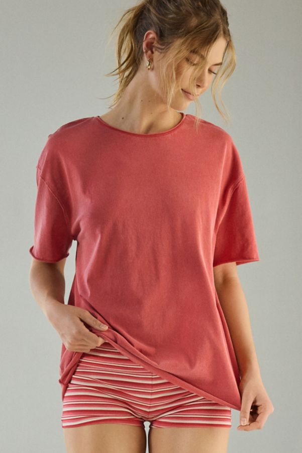 Slide View: 1: Out From Under Taylor Oversized Crew Neck Tee