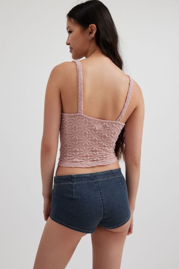 Slide View: 4: Kimchi Blue Kiera Ruched Lace Cami