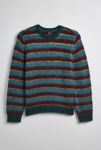 Thumbnail View 2: iets frans… Fluffy Striped Crew Neck Sweater