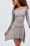 Thumbnail View 2: Silence + Noise Lorena Off-The-Shoulder Drop Waist Mini Dress