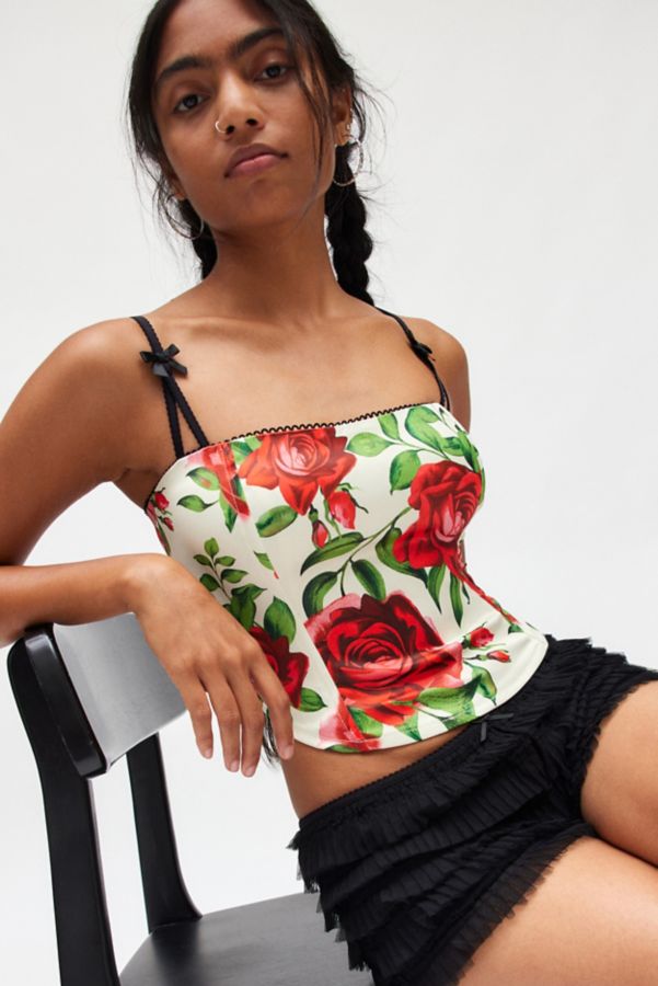 Slide View: 1: Jaded London Scarlett Satin Corset Top