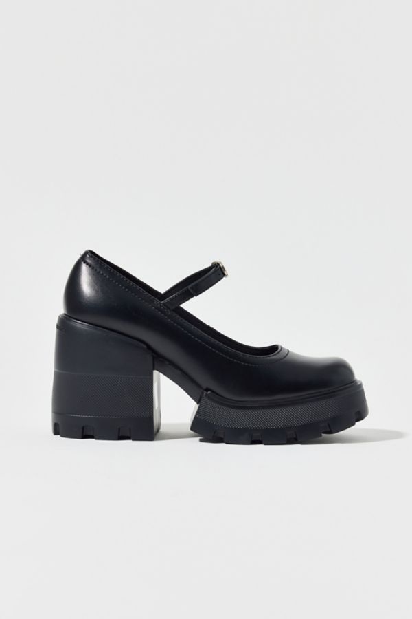 Slide View: 3: Charles & Keith Buckled Platform Mary Jane Heel