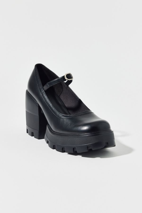 Slide View: 4: Charles & Keith Buckled Platform Mary Jane Heel