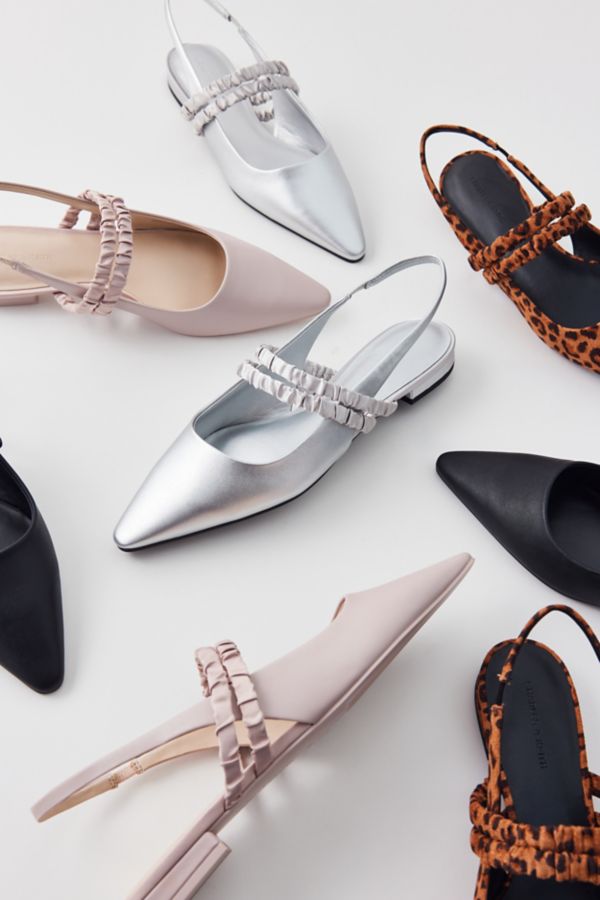 Slide View: 1: Charles & Keith Scrunchie Slingback Mule