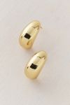 Thumbnail View 3: 14k Gold Plated Dome Drop Earring