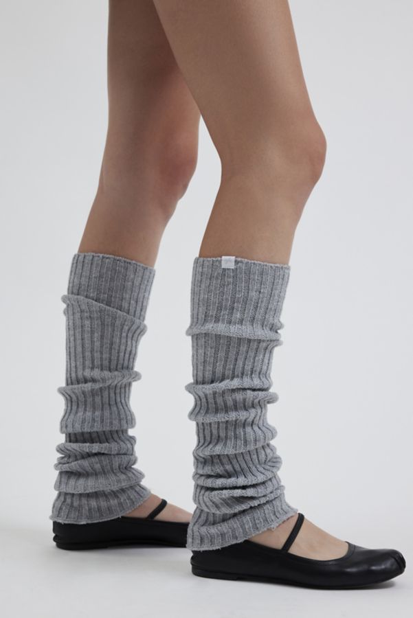 Slide View: 3: Out From Under Ribbed Knit Leg Warmer