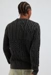 Thumbnail View 2: Schott Stonewashed Patchwork Crew Neck Sweater