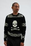 Thumbnail View 1: Schott Wool Blend Patterned Crew Neck Sweater