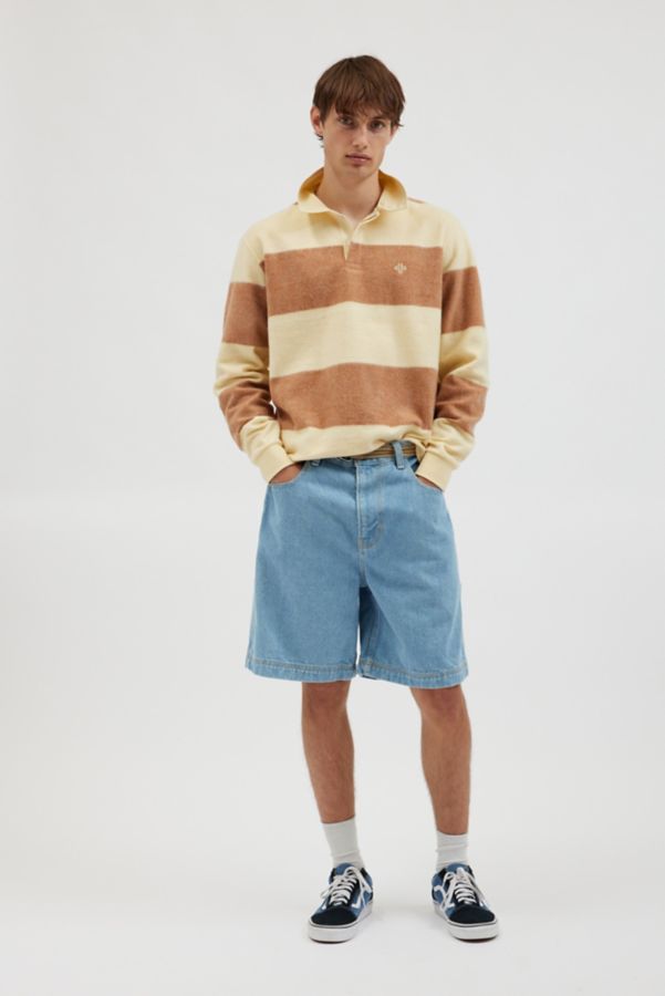 Slide View: 3: UO Richmond Brushed Stripe Cotton Rugby Shirt