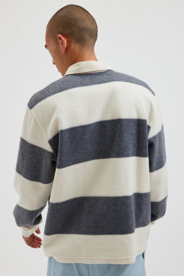 Slide View: 2: UO Richmond Brushed Stripe Rugby Shirt