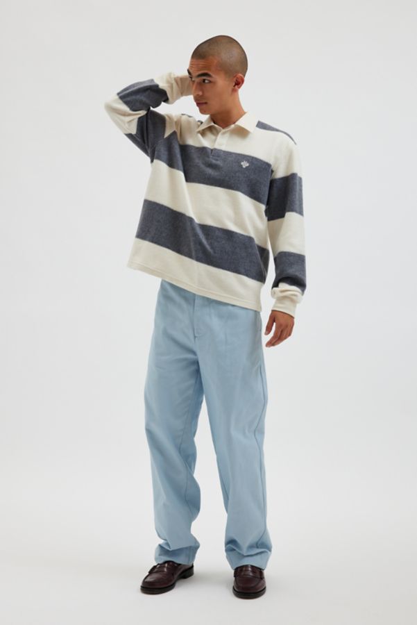 Slide View: 3: UO Richmond Brushed Stripe Rugby Shirt