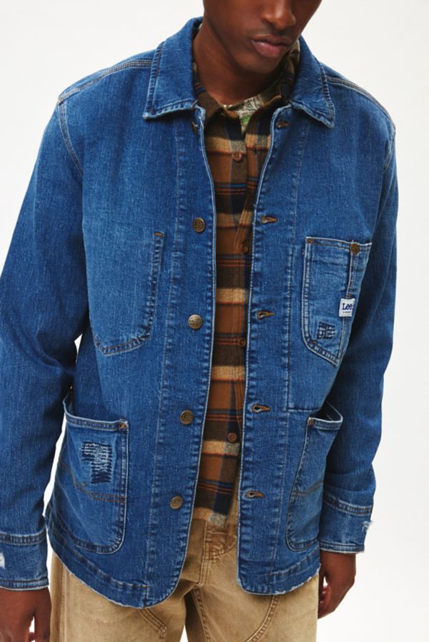 Slide View: 1: Lee Denim Chore Coat