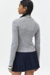 Thumbnail View 4: BDG Clarke Argyle Zip-Up Sweater