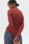 Thumbnail View 4: BDG Clarke Argyle Zip-Up Sweater