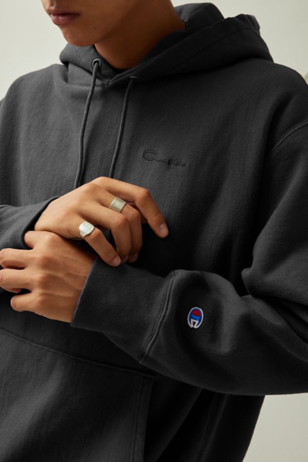 Slide View: 5: Champion UO Exclusive Arena Solid Reverse Weave Hoodie Sweatshirt