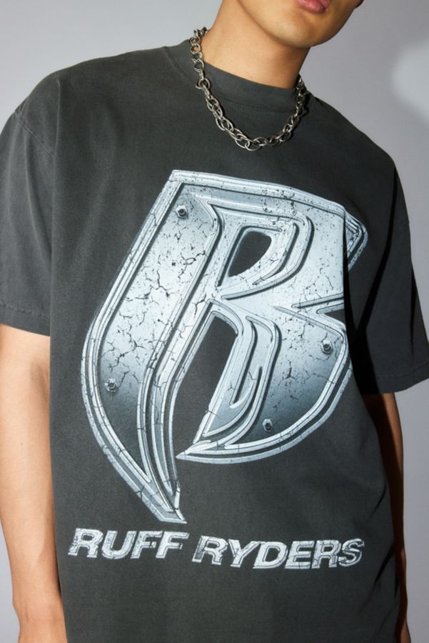 Slide View: 1: Ruff Ryders Chrome Logo Tee