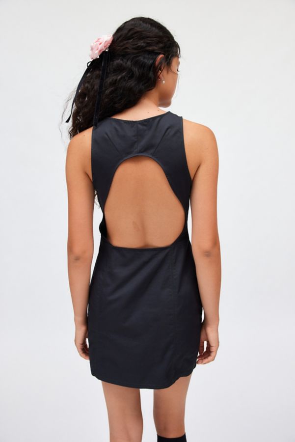 Slide View: 4: Kimchi Blue Sandy Open-Back Sleeveless Shift Dress