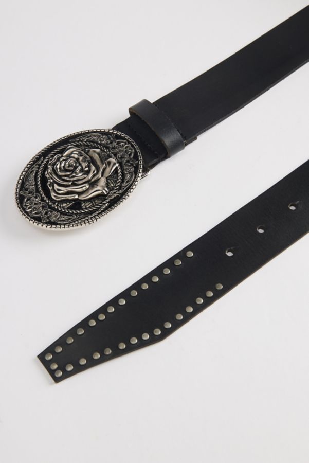 Slide View: 3: Rose Buckle Belt