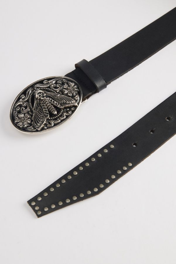 Slide View: 3: Moth Buckle Belt