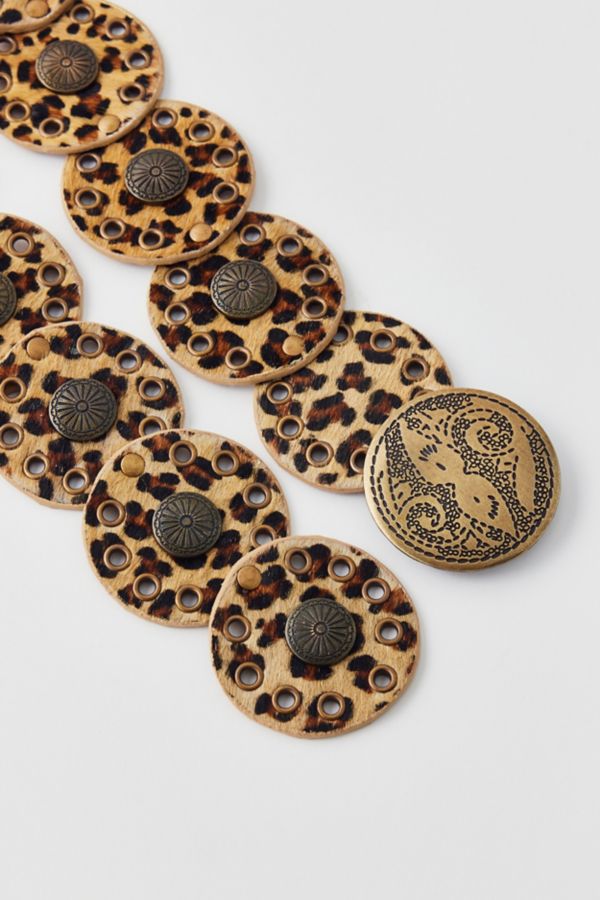 Slide View: 3: Betty Cheetah Circle Belt