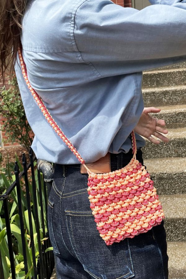 Slide View: 5: My Tumbleweeds Small Paracord Crossbody Bag