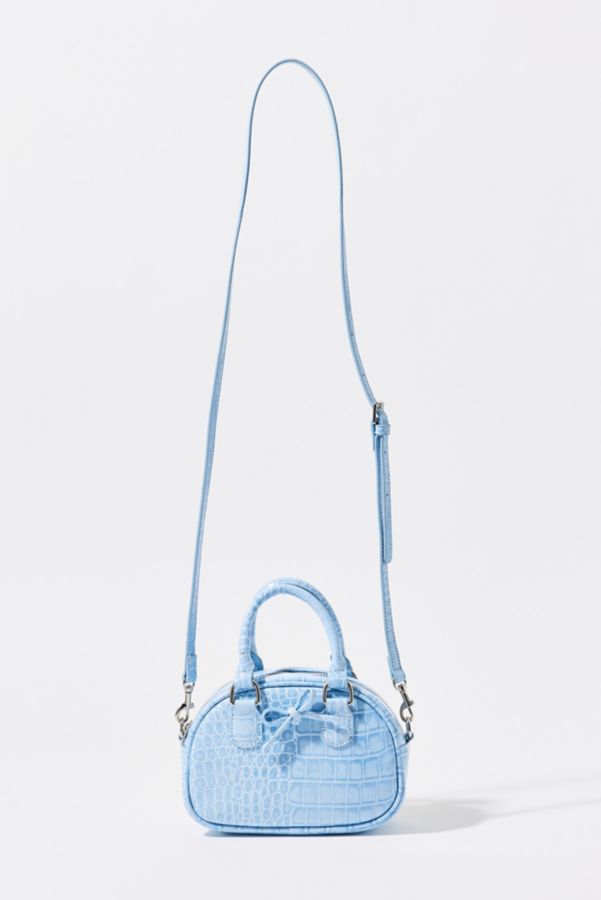 Slide View: 2: Kimchi Blue Bow Mini Bowler Bag