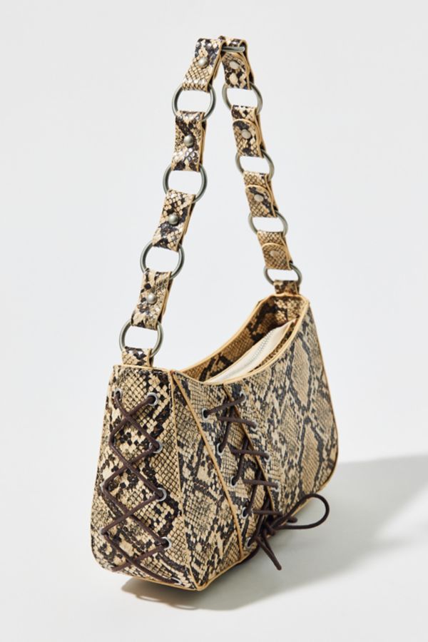 Slide View: 3: Silence + Noise Kez Boho Laced Bag