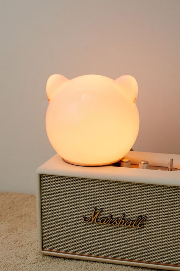 Slide View: 1: Cat Ear Globe Table Lamp