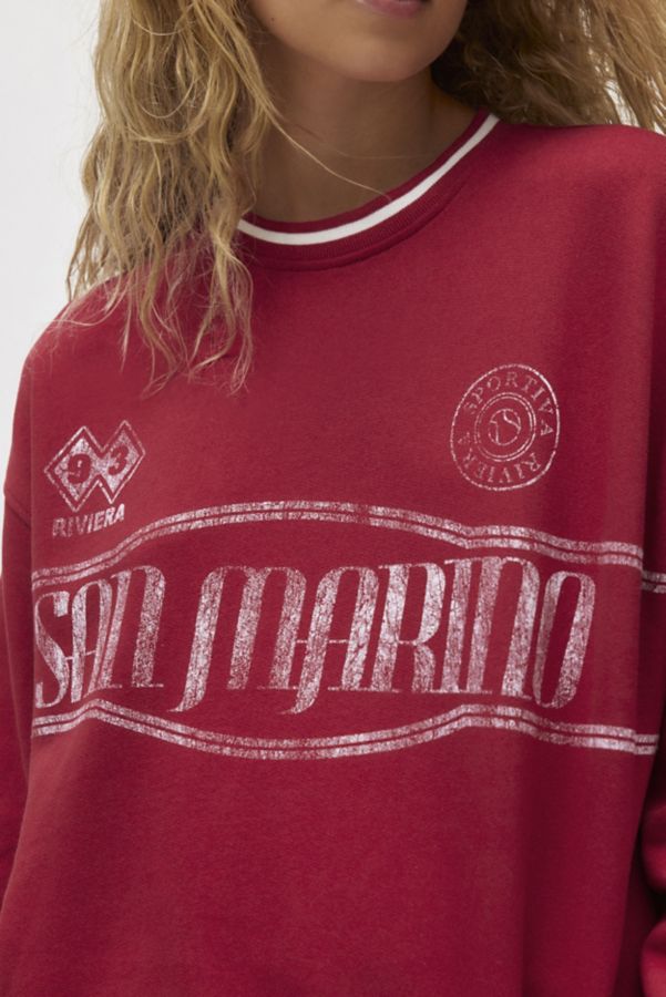 Slide View: 4: Monaco Riviera Crew Neck Sweatshirt