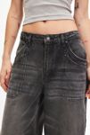 Thumbnail View 3: GUESS ORIGINALS Double Pocket Wide Leg Jean