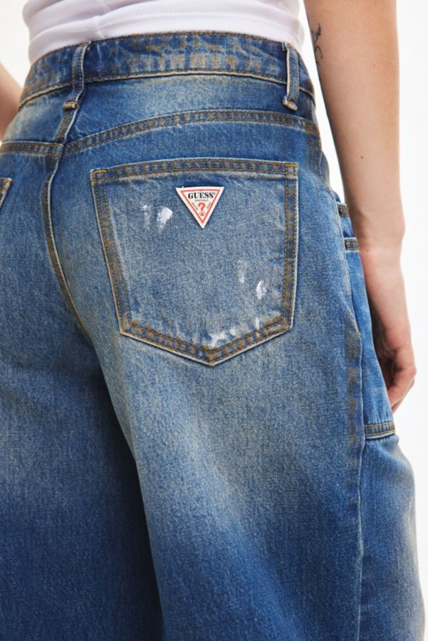 Slide View: 6: GUESS ORIGINALS Double Pocket Wide Leg Jean