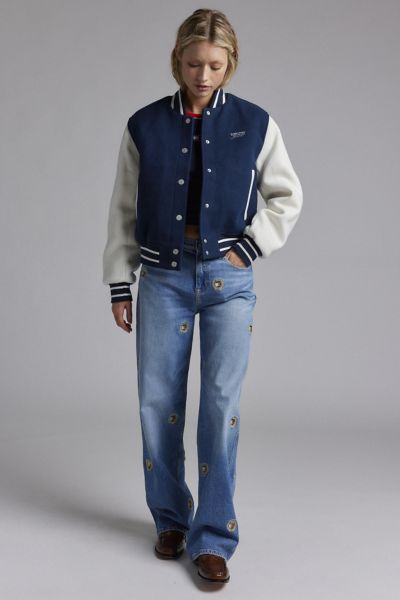 Tommy Jeans Wool-Blend Varsity Jacket