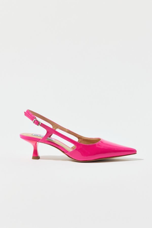 Slide View: 2: Steve Madden Legaci Patent Leather Kitten Heel