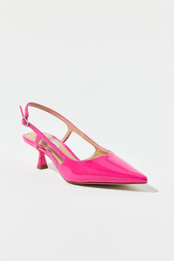 Slide View: 3: Steve Madden Legaci Patent Leather Kitten Heel