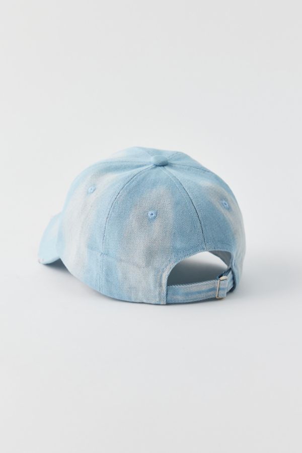 Slide View: 3: Casquette de Baseball en Denim Haut de Gamme