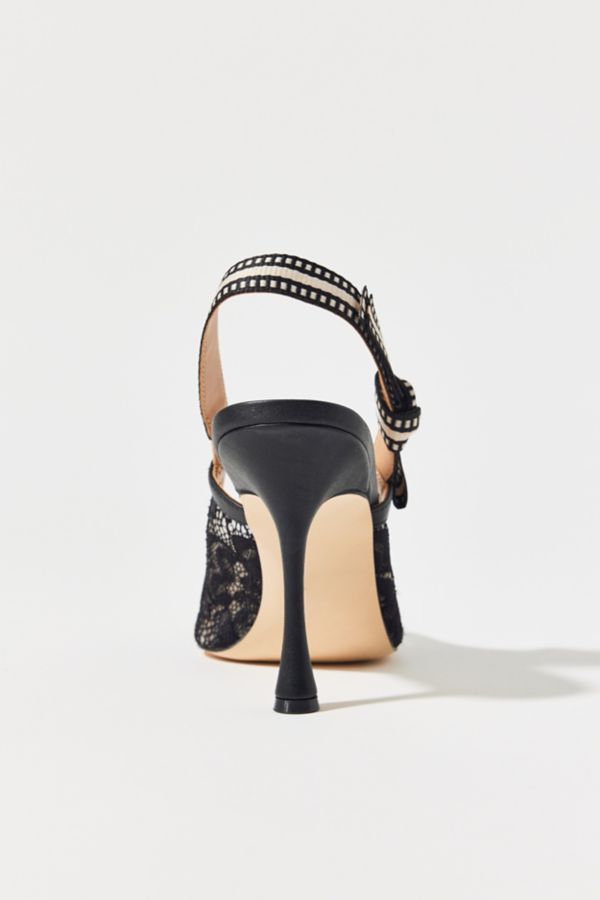 Slide View: 5: Steve Madden Bri Lace Slingback Heel