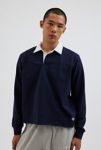 Thumbnail View 1: UO Richmond Quilted Raw Hem Rugby Shirt