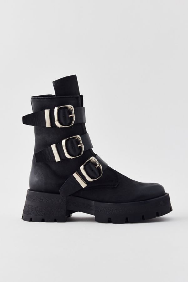 Slide View: 3: Steve Madden Roland Moto Boot