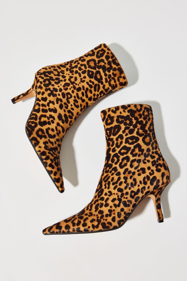 Slide View: 1: Steve Madden Alston Leopard Print Ankle Boot