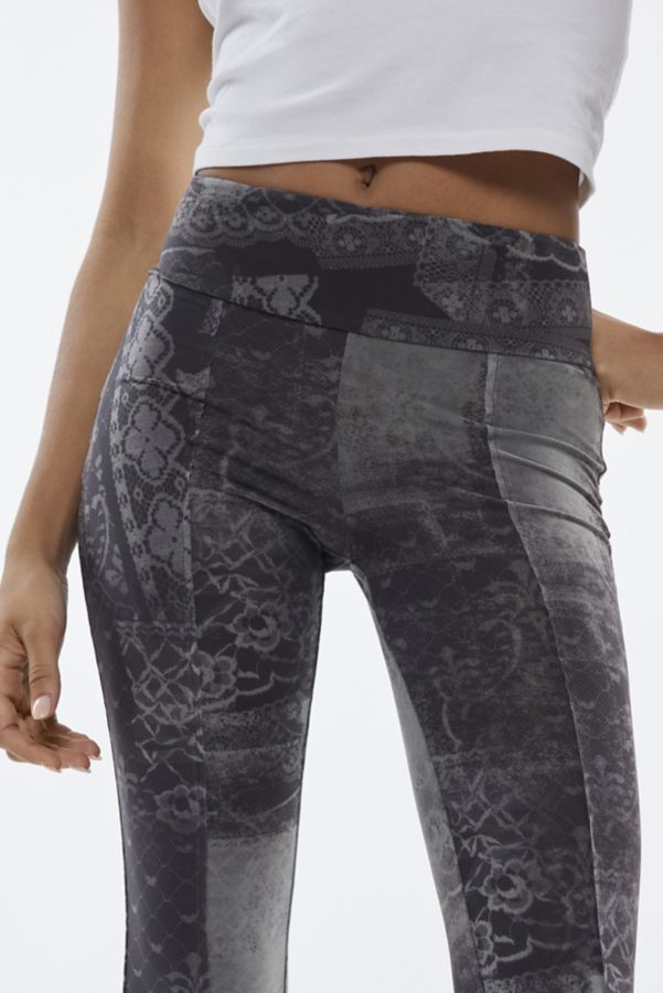 Slide View: 2: Silence + Noise Bella Mesh Flare Pant