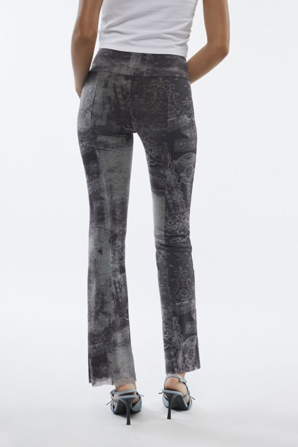 Slide View: 5: Silence + Noise Bella Mesh Flare Pant