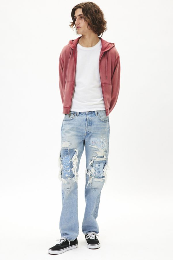 Slide View: 3: Levi's® 501 Rip N Repair Original Slim Fit Jean