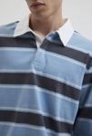 Thumbnail View 4: UO Richmond Striped Raw Hem Rugby Shirt