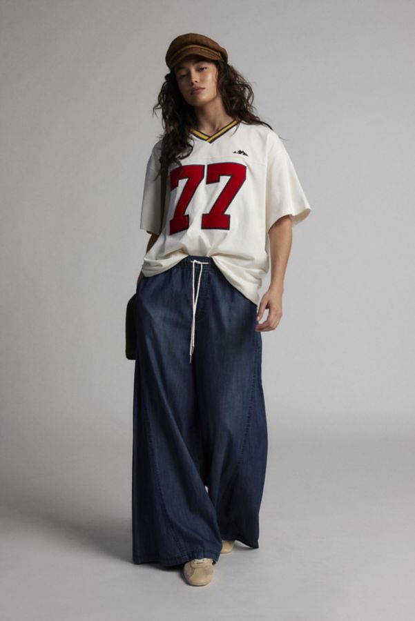 Slide View: 2: Cairo Oversized V-Neck Jersey Tee