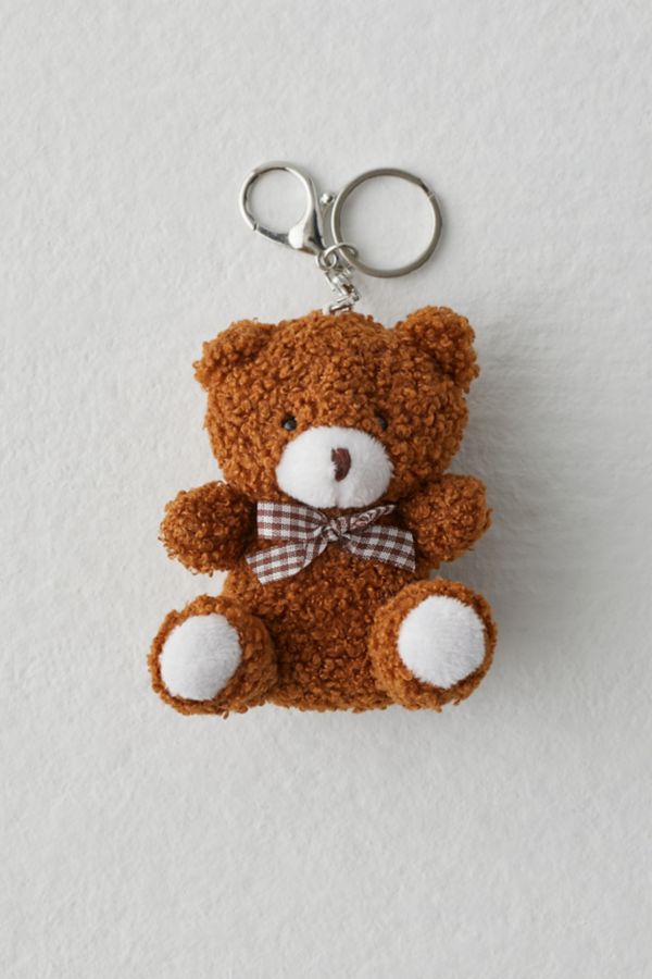 Slide View: 2: Bear Plushie Keychain