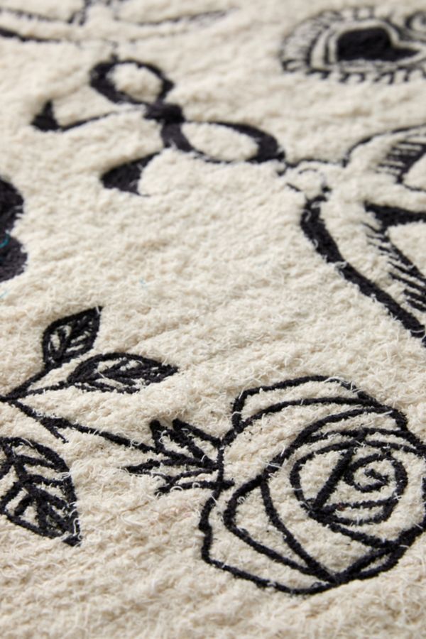 Slide View: 3: Charm Embroidered Shag Rug