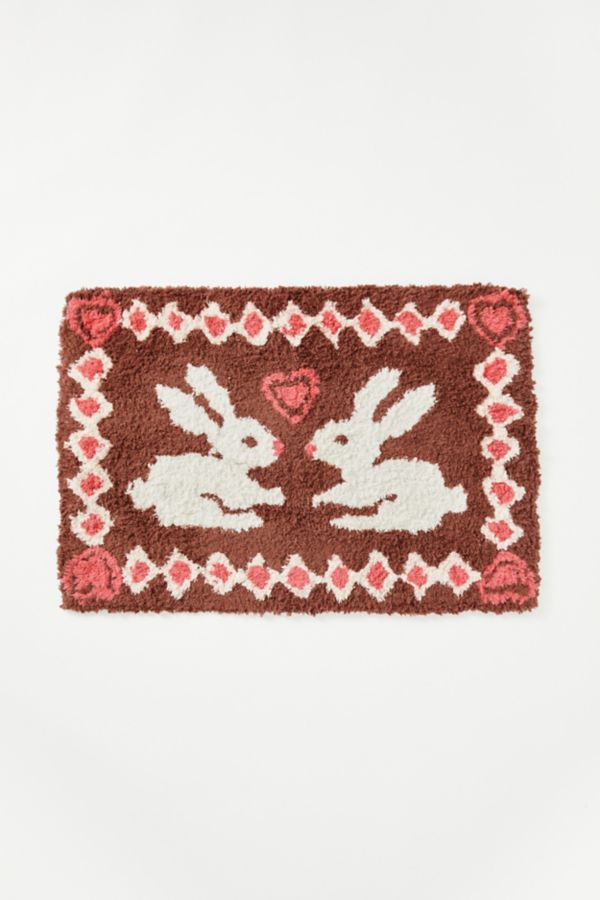 Slide View: 5: Clara Bunny Icon Shag Rug