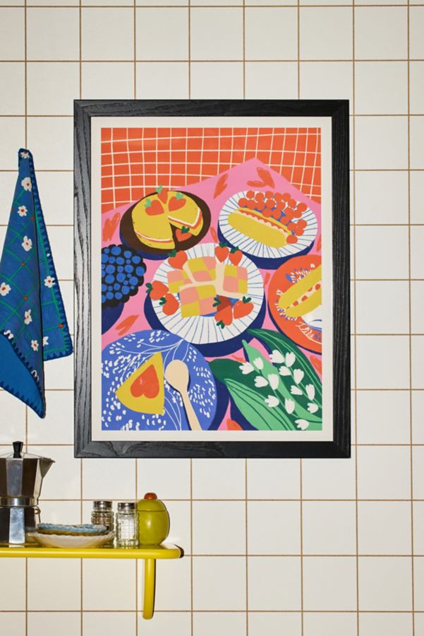 Slide View: 1: Gigi Rosado Victoria Sponge Still Life Art Print