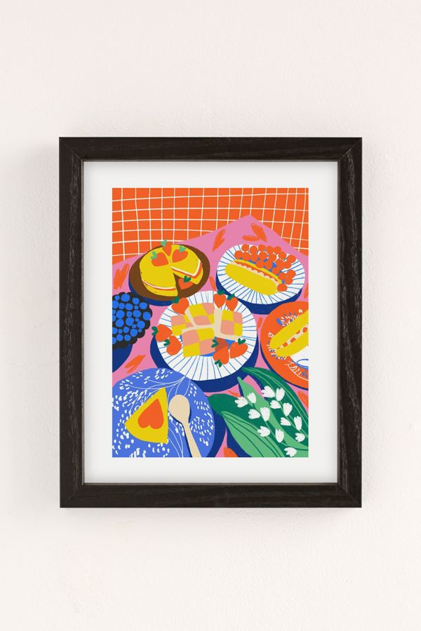 Slide View: 2: Gigi Rosado Victoria Sponge Still Life Art Print