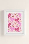 Thumbnail View 2: KrissyMast Striped Bows With Cherries Art Print